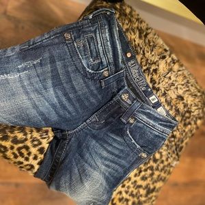 Miss Me. Boot Cut. Dark Blue